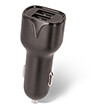 setty car charger 2x usb 3a black photo