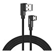 savio cl 161 reversible fast charging cable micro usb � usb a 1m photo