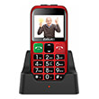 kinito evolveo easyphone eb with charging stand red photo kinito evolveo easyphone eb with charging stand red photo