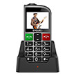kinito evolveo easyphone fm with a charging stand silver photo