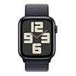 apple watch se 2024 aluminium midnight 40mm mxea3 black ink sport loop photo