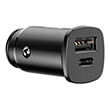 baseus square metal carcharger pps30w usb type c port pd30 qc40 scp afc black photo