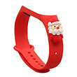 strap xiaomi mi band 3 mi band 4 xmas santa red bulk photo