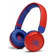 jbl jr310bt asyrmata bluetooth on ear paidika akoystika kokkina photo