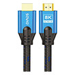 savio cl 169 hdmi cable m v21 5m 8k copper blue black gold connectors photo