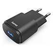 hama 201644 charger with usb a socket 6 w black photo