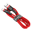 baseus cafule cable usb for lightning 24a 1m red photo