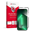 forcell flexible nano glass 5d for iphone 13 13 pro 14 black photo