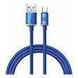 baseus crystal shine cable usb to type c 100w 5a 12m blue photo