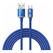 baseus crystal shine cable usb to type c 100w 5a 2m blue photo