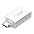 adaptor otg type c 31 to usb 30 ugreen us173 white 30155 photo