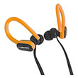 esperanza eh197 earphones with microphone black and orange photo