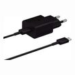 samsung wall charger 25w 3a usb type c black cable type c ep t2510xb photo