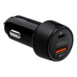 nod e car ac38 universal car charger usb a qc30 usb c pd30 38w black photo