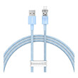 baseus fast charging cable explorer usb to lightning 24a 1m blue photo