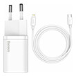 baseus super si quick charger 1c 20w cable type  photo