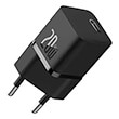 baseus mini wall charger gan5 20w black photo