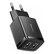 baseus universal wall charger mini dual u 2x usb 21a 105w black photo