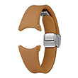 samsung d buckle hybrid eco leather strap galaxy watch6 watch6 classic series 20mm s m slim camel photo