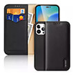 dux ducis hivo leather wallet case for apple iphone 15 pro max black photo