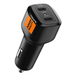 spigen arcstation car charger pc2200 2 port usb c pd30 pps 45w usb c pd30 30w pps 25w total 75w photo