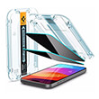 spigen glass tr ez fit privacy 2 pack transparency for iphone 15 plus photo
