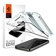 spigen glass tr ez fit 2 pack fc black for iphone 15 pro photo