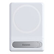 baseus foldable magnetic swivel stand holder iphone magsafe white photo