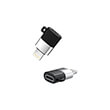 xo adapter nb149 b microusb lightning black photo