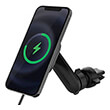 spigen onetap magfit car mount its12w black magsafe wireless charging air vent photo