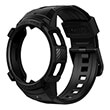 spigen rugged armor pro black for samsung galaxy watch 4 classic 46mm photo