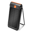 logilink pa0273 solar power bank 10000mah flashlight 2x usb a qc 1x usb c pd photo