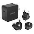 logilink pa0302 usb socket travel 1xusb c 65w black photo