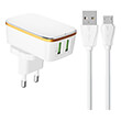 ldnio wall charger a2204 2usb micro usb cable photo