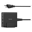 hama 200017 universal usb c charging station power delivery pd 5 20v 65w black photo