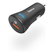 hama 201633 qualcomm quick charge 30 fast charger for car usb a 195 w black photo