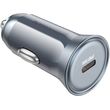 borofone bz26 searcher car charger 30w 3a 1x type c grey photo