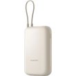 xiaomi power bank 10000mah integrated cable tan  photo