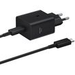 samsung ep t4511xb wall charger 45w 405a 1x type c type c cable black photo