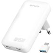 4smarts wall charger flatplug slim dual 45w gan 2x type c usb adaptor white photo