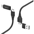 hama 4 in 1 multi charging cable 15 m hama 201537 photo