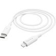 hama charging cable usb c lightning 1 m white photo