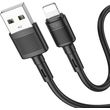 hoco usb a to lightning cable x83 victory 18w 2a 1m black photo