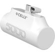 celly power bank compact usb c 5000mah white photo