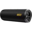 qcy sp7 black portable bluetooth speaker w stereo sound 40w mic for calls rgb light show photo