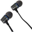 esperanza metal earphones with microphone eh203 graphite blue photo