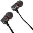 esperanza metal earphones with microphone eh203 grphite red photo