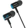 esperanza metal earphones with microphone eh207 black blue photo