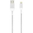lamtech lightning to usb high quality unbreakable cable silver 2m lam450282 photo