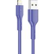 lamtech charging datacable lightning 1m blue lam445141 photo